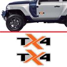 Par De Emblema Tx4 Troller 2020/2021 Adesivo Lateral Laranja Par De Emblema Tx4 Troller 2020/2021 Adesivo Lateral Laranja