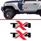 Par De Emblema Tx4 Troller 2020/2021 Adesivo Lateral Vermelha Par De Emblema Tx4 Troller 2020/2021 Adesivo Lateral Vermelha