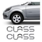 Par De Emblemas Class Ford Ka Fiesta 2003 Adesivo Resinado