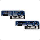Par De Emblemas Compatível Com F-350 Euromec III 2006/2014 Par De Emblemas Compatível Com F-350 Euromec III 2006/2014