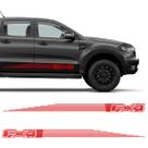 Par De Faixas Laterais Para Ford Ranger Fx4 2023 Listras