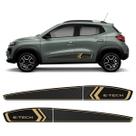 Par De Faixas Laterais Para Kwid E-Tech 2017/2022 Preta Par De Faixas Laterais Para Kwid E-Tech 2017/2022 Preta