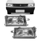 Par de Faróis Fiat Uno Fiorino lente de Vidro 1991 a 2003