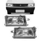 Par de Faróis Fiat Uno Fiorino lente de Vidro 1991 a 2003