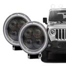 Par De Farol De Milha / Auxiliar Redondo 4 Led 12w Par De Farol De Milha / Auxiliar Redondo 4 Led 12w