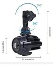 Par De Farol De Milha Led Universal Gs Todos Modelos