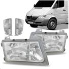 Par de Farol Sprinter 1995 1996 1997 1998 + Par De Piscas