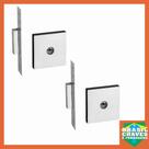 Par de Fechadura Auxiliar para Porta Tetra Chave 11500 Cromada 40mm PADO Par de Fechadura Auxiliar para Porta Tetra Chave 11500 Cromada 40mm PADO
