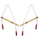 Par de Flautas de Bambu Feng Shui (42cm) - Ativação do Chi Par de Flautas de Bambu Feng Shui (42cm) - Ativação do Chi
