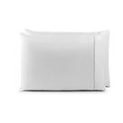 Par De Fronhas 70cm X 50cm 2 Peças Laura Toque Percal 400 Fios 100% Poliéster - Branco