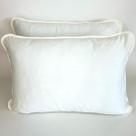 Par de Fronhas Malha Liso Creme - Colloda