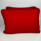 Par de Fronhas Malha Liso Vermelho - Colloda