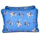 Par de Fronhas Malha Stitch Azul - Colloda