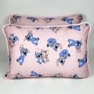 Par de Fronhas Malha Stitch Rosa Bebê - Colloda