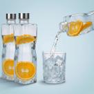 Par De Garrafas Vidro Para Preparo De Cold Brew Kombucha E Bebidas Artesanais Com Tampa -