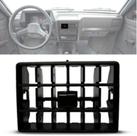 Par de grade difusor ar do painel vw gol/ voyage/ parati/ saveiro 87/94 central/ lateral preto