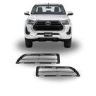 Par De Grade Inferior Parachoque Hilux 2021/2023 Par De Grade Inferior Parachoque Hilux 2021/2023
