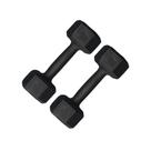 Par De Halter Sextavado Pintado 3Kg Academia Treino Fitness
