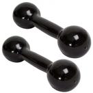 Par de Halteres 10kg Ahead Sports Bola Cotonete Preto