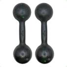 Par de Halteres de Ferro Fundido Pintado - 4 Kg