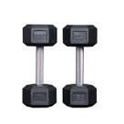Par de Halteres Hexagonais de Borracha REP 7,9 kg