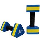 Par de Halteres Hidroginástica Em EVA 1 A 2 Kg DF4011-AZ Azul/Amarelo Dafoca Sports Par de Halteres Hidroginástica Em EVA 1 A 2 Kg DF4011-AZ Azul/Amarelo Dafoca Sports