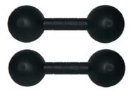 Par De Halteres Injetados 10Kg Fitness - 2 Unidades