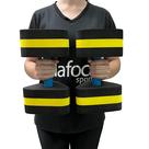 Par de Halteres Para Hidroginástica Em EVA DF1107-PT G 3-4kg Preto e Amarelo Dafoca Sports Par de Halteres Para Hidroginástica Em EVA DF1107-PT G 3-4kg Preto e Amarelo Dafoca Sports