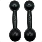 Par de Halteres Revestidos 3 Kg - Preto Par de Halteres Revestidos 3 Kg - Preto