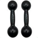 Par de Halteres Revestidos 4 Kg - Preto