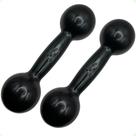 Par de Halteres Revestidos 4 Kg - Preto