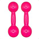 Par de Halteres Revestidos 5 Kg - Rosa Par de Halteres Revestidos 5 Kg - Rosa
