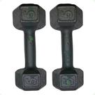 Par de Halteres Sextavado - 5 Kg