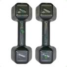 Par de Halteres Sextavado Emborrachado - 7 Kg Par de Halteres Sextavado Emborrachado - 7 Kg