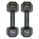 Par de Halteres Sextavado Revestido - 7 Kg