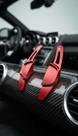 Par de Hastes Paddle Shift em Alumínio Vermelho