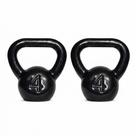 Par de kettlebell 4 kg emborrachado para treino funcional e musculação, pegada anatômica, alta durabilidade e segurança no exercício