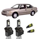 Par de Lampada H4 Alto e Baixo Corolla 1993 A 1997 Pingo T10