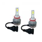 Par de lampada super led cob automotiva h4 30 w 12/24v 6200k multilaser