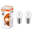 Par de Lampadas com 1 Polo Osram para Lanterna Freio Original 12V 21W BA15s 7506 P21W
