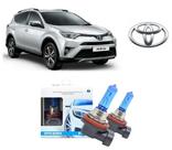 Par de Lampadas Halogenas Modelo Super Branca para Farol Baixo H11 com 8500K para Toyota Rav4 Todos