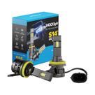 Par de Lâmpadas Led S14 Ultra Nano H11 6000K 5000 Lumens 12V Shocklight - SLL-140011U