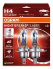Par de Lâmpadas Osram Night Breaker Laser H4 150%+luz