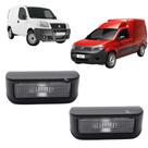 Par de Lanternas de Placa para Fiorino e Doblo 2013 a 2021 - Sem Soquete