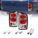 Par de Lanternas Traseiras AmeriLite Dodge Ram 02-06 Cromadas