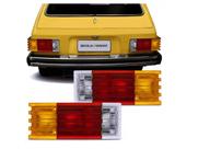 Par de Lanternas Traseiras Brasilia Variant II 78 79 80 81 82 Tricolor Âmbar Par de Lanternas Traseiras Brasilia Variant II 78 79 80 81 82 Tricolor Âmbar