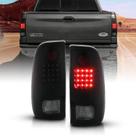 Par de Lanternas Traseiras LED AmeriLite Fumê Escuro Ford 97-07