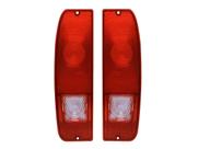Par de lentes da lanterna traseira pampa f1000