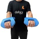 Par De Luva De Boxe EVA Para Hidroginastica 32x20cm 30mm DF1110-AZ Azul Dafoca Sports