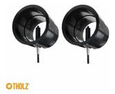 Par De Luva Porta Sensor Temperatura Solar Tubo 50 Mm